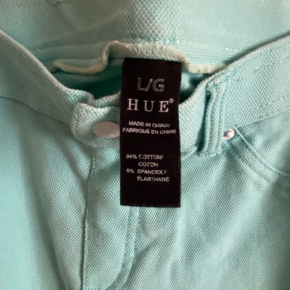 Hue Turquoise skinny jeans. - Picture 3 of 4